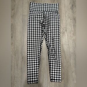 Terez Black and White Zigzag Pants